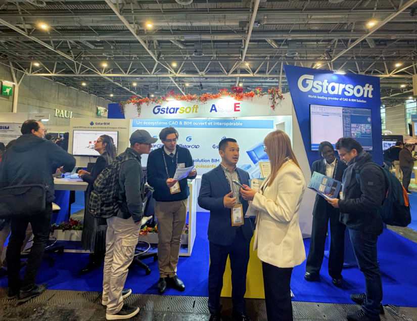Gstarsoft Showcases Integrated CAD + BIM Solutions  at BIM World Paris 2026